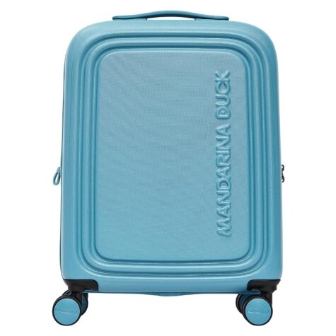 Mandarina Duck Logoduck+ Trolley Cabin EXP – Valigia Da Cabina In Policarbonato Con 4 Ruote Doppie, TSA Lock E Manico Telescopico